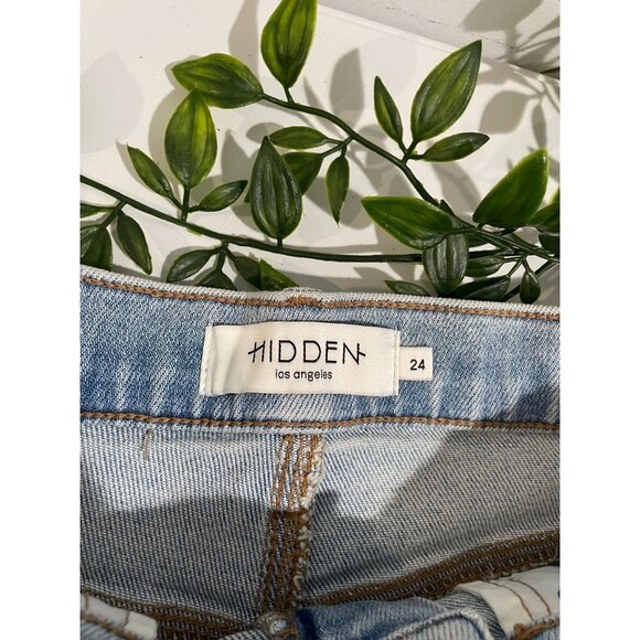 Hidden Logan High-Rise Dad Jeans Size 24 With Rhinestone - Picture 8 of 16
